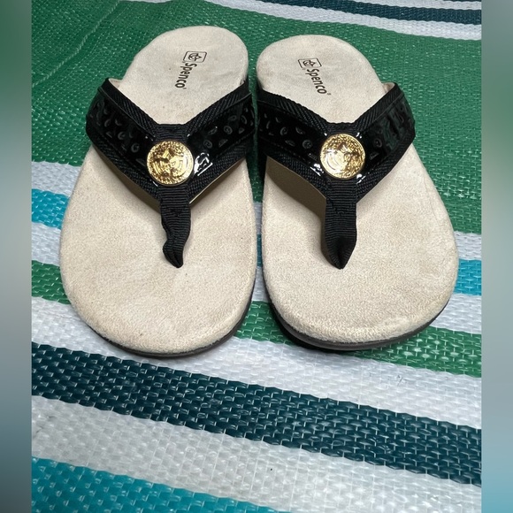🎉✨ NWOT- Spenco Starboard Orthotic Memory Foam Women’s Size 8B Leather Sandals - Picture 14 of 17